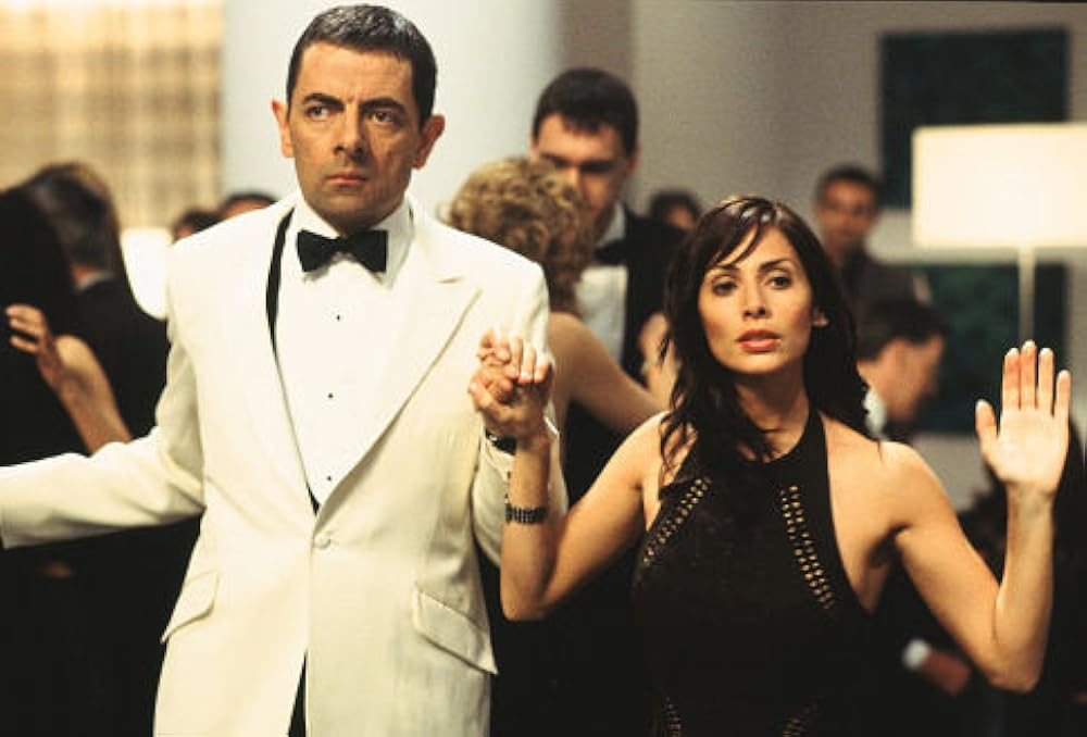 Rowan Atkinson and Natalie Imbruglia in Johnny English (2003)