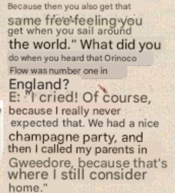 Translated from Dutch article c.1989 https://vk.com/enyamusic?z=photo-31767915_457245435%2Falbum-31767915_186453660