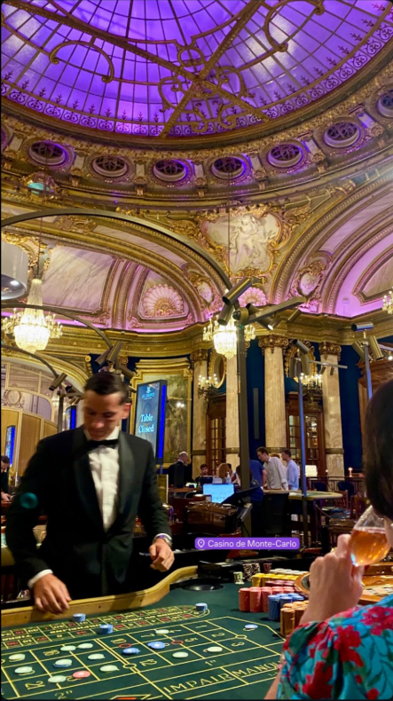 I love the dress, ceiling 🤩 don't know about the drink haha