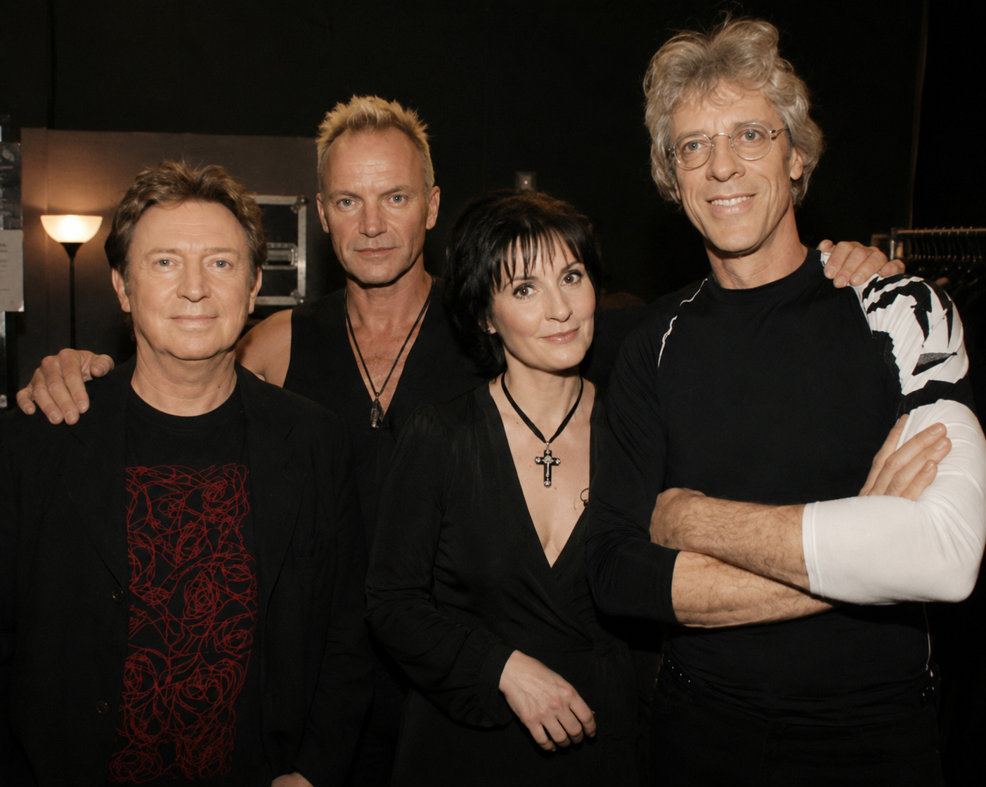 Andy Summers, Sting, Enya, Stewart Copeland, late 2000s