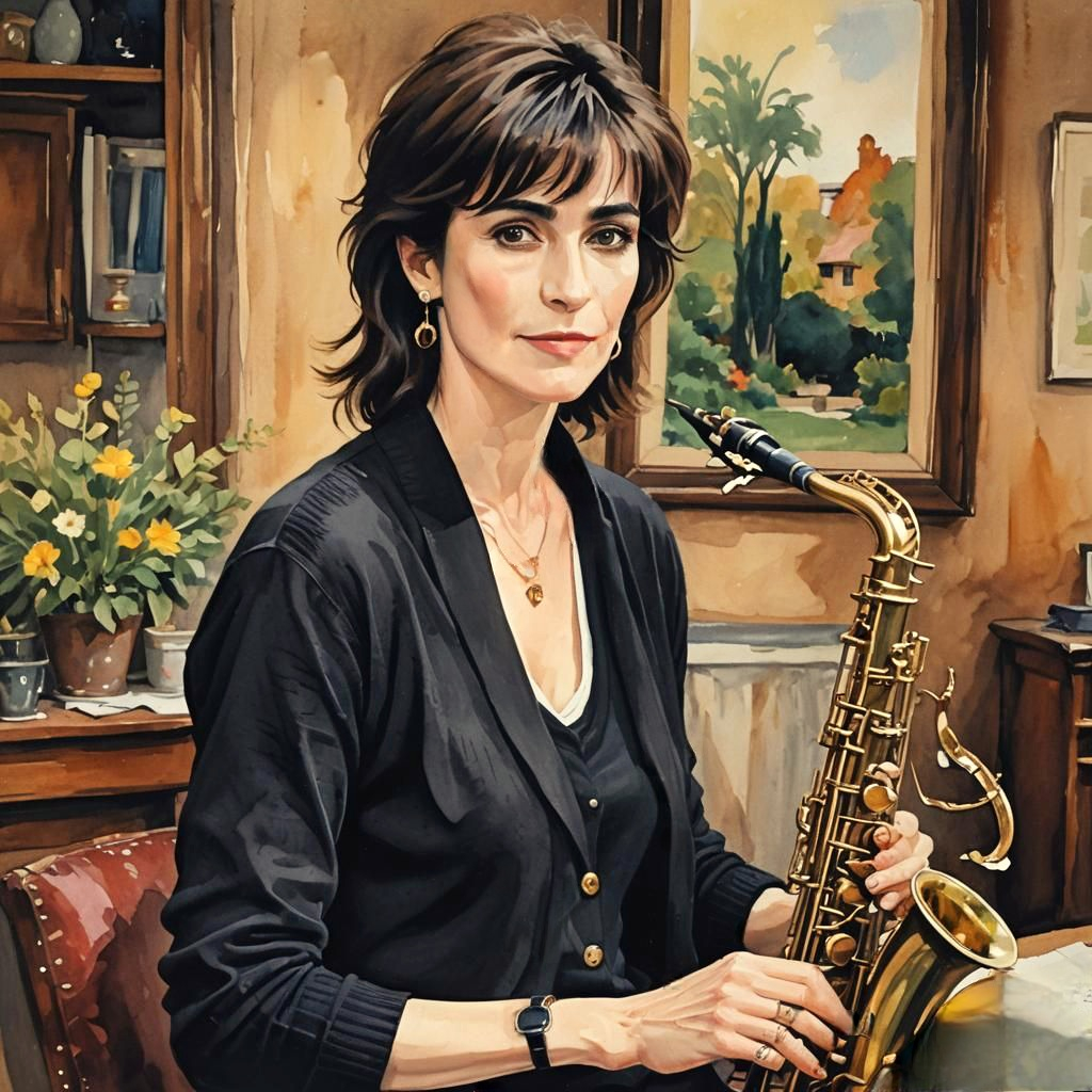 Enya saxophone early 2000s style ☆♡ 