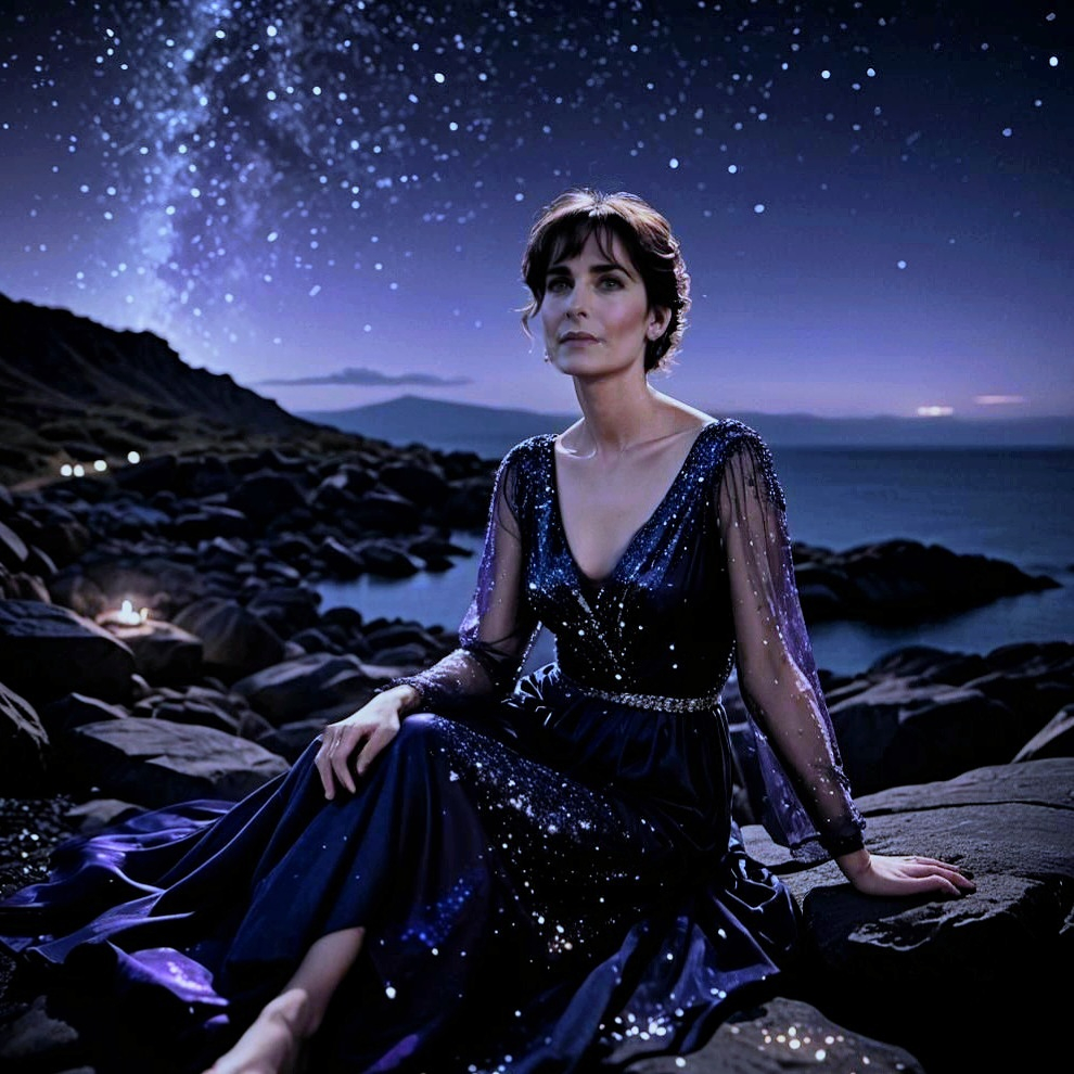 Enya Dark Sky Island inspired photo AI