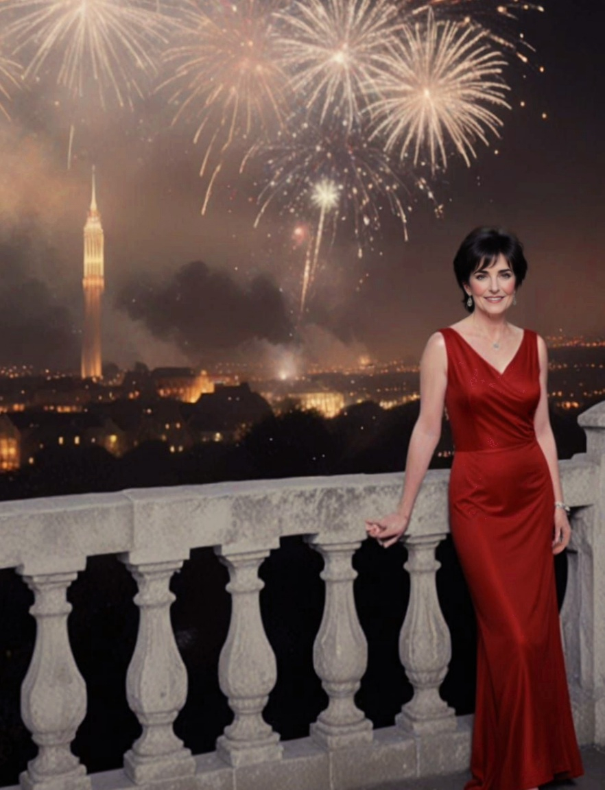 Enya fireworks based on real image