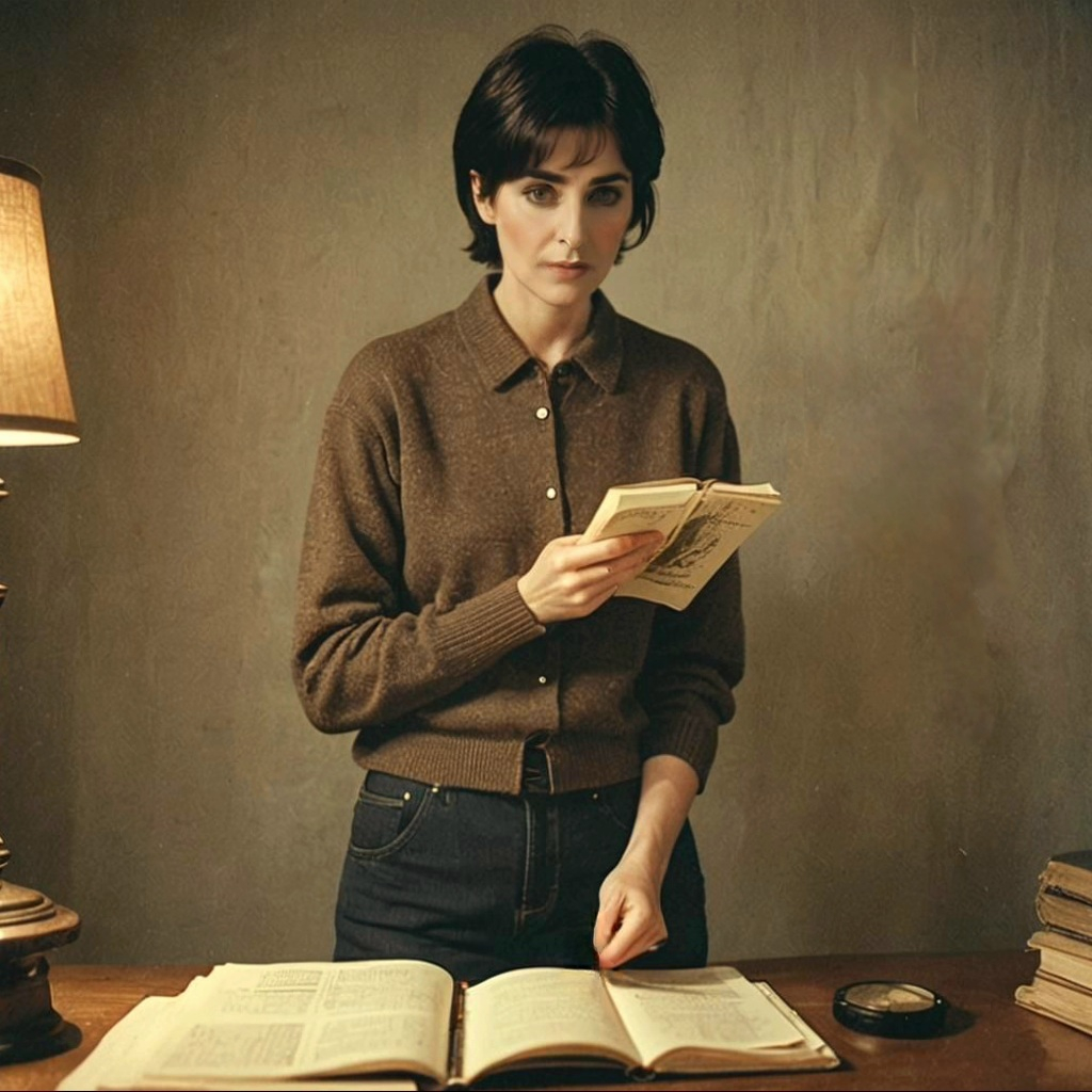 Enya reading books a