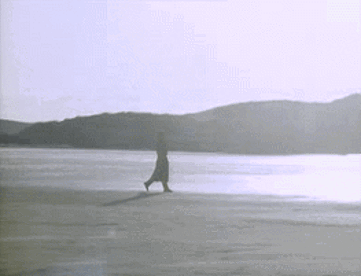 Enya walking in Celts 1986 doc and 1992 mv