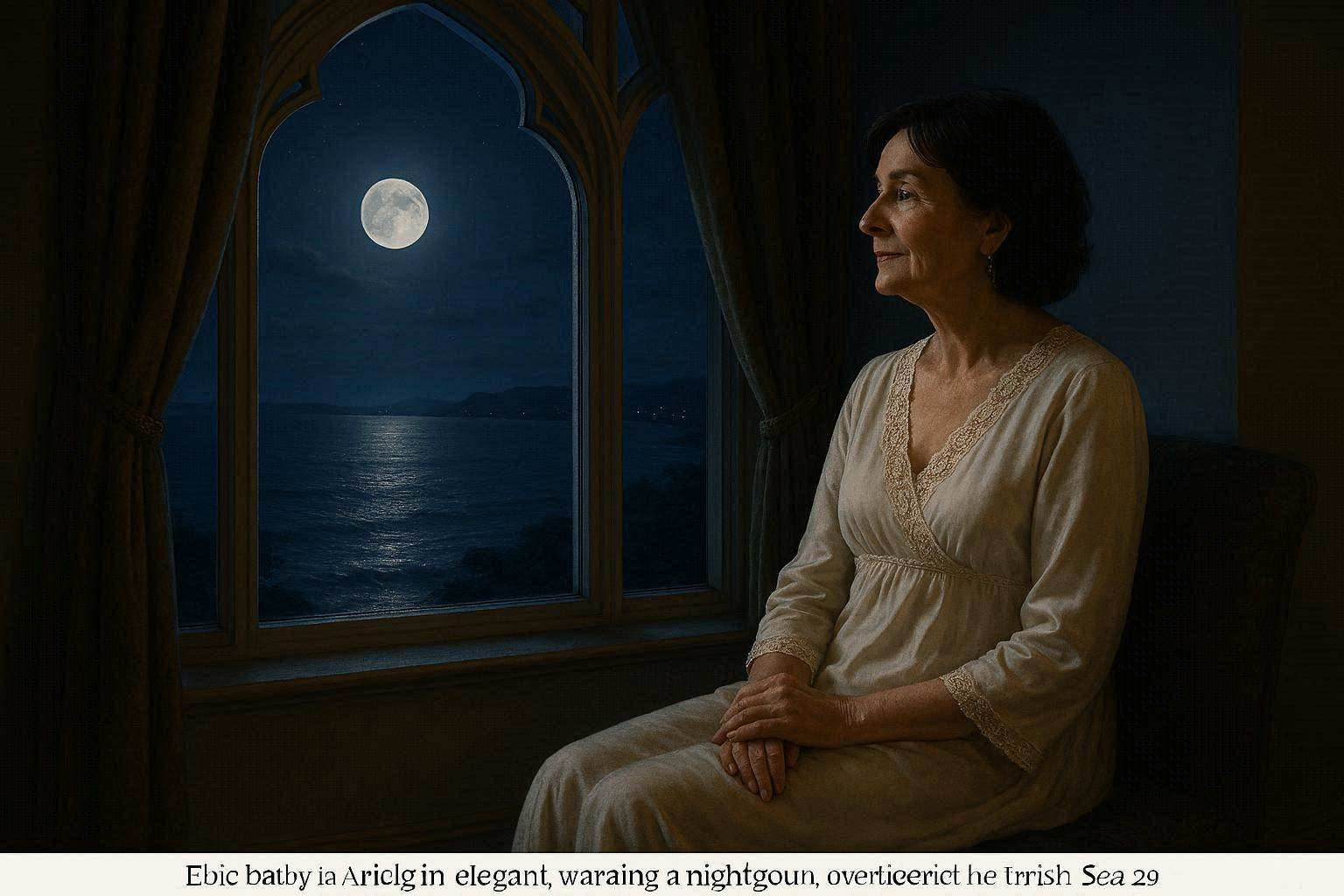 Nice window/moon/calm pose but still can't do text 😅