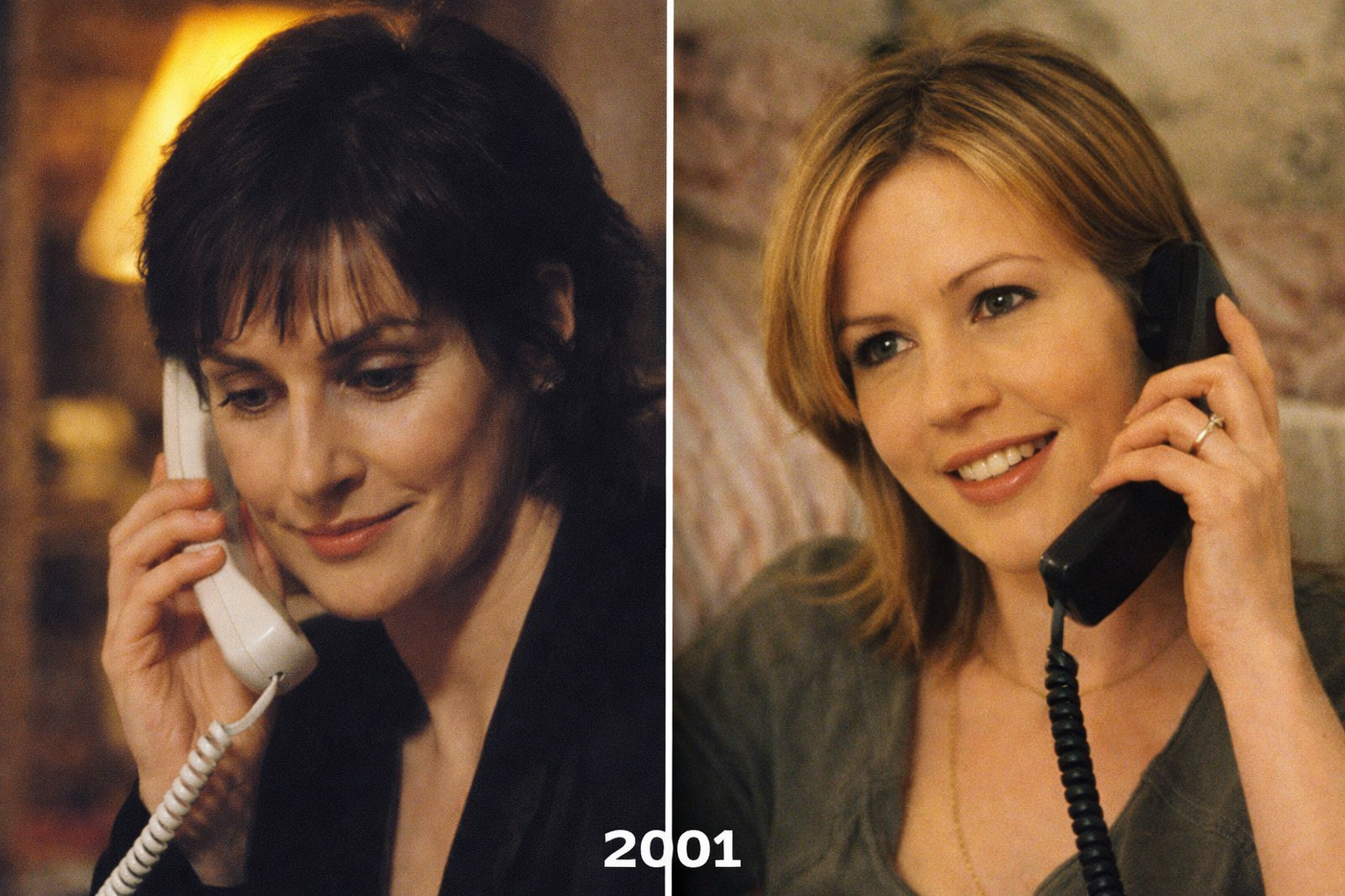 Enya and Dido, landline telephone call, 2001 😊