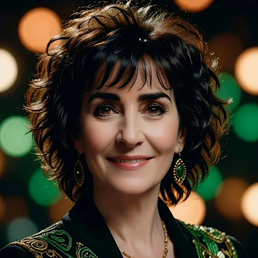 This one retouched a little to look most like Enya ♡