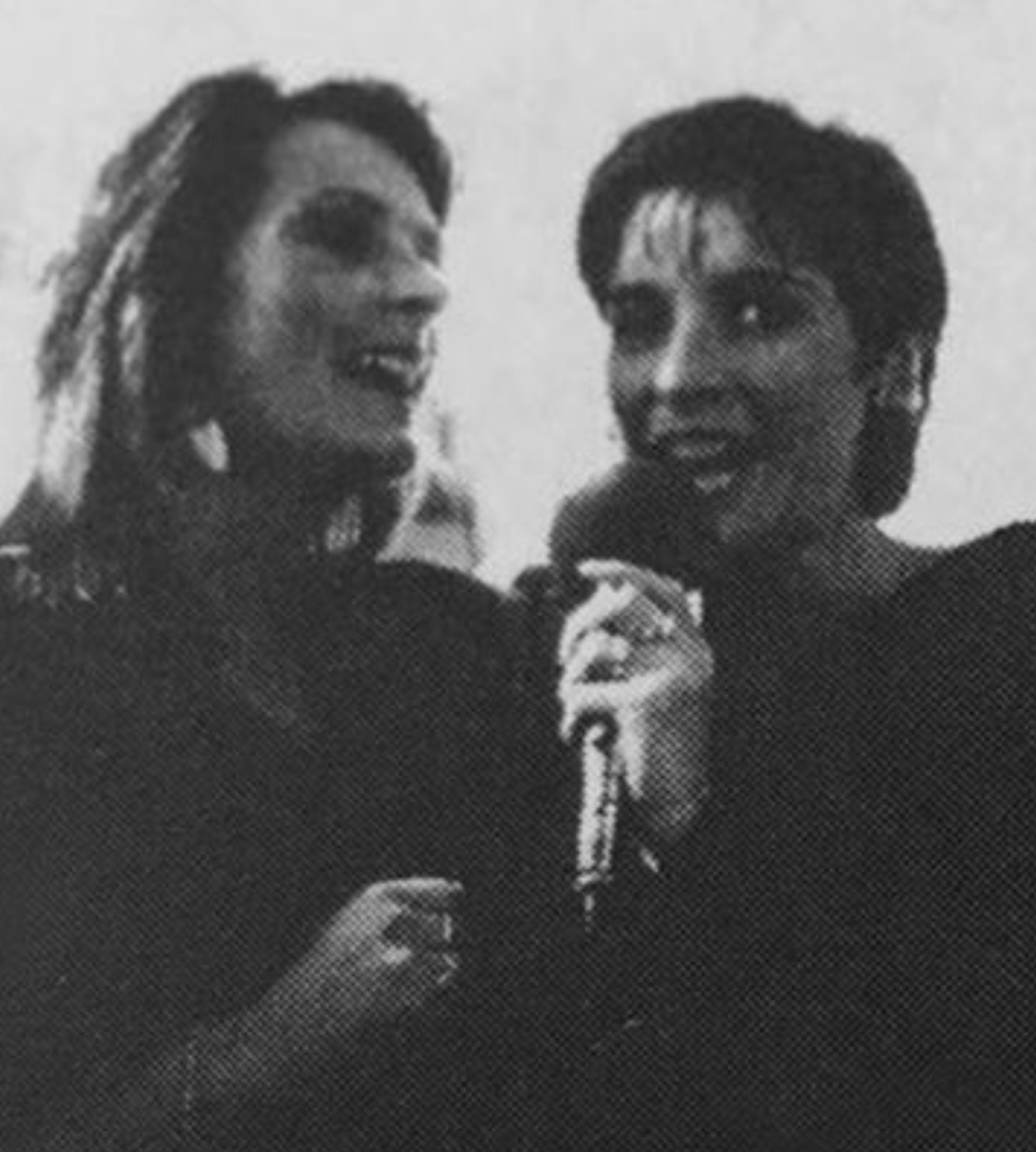 Olive and Enya, c. 1989