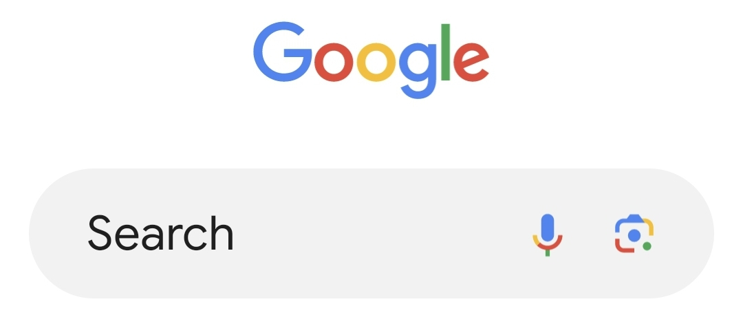 Microphone on Google search bar
