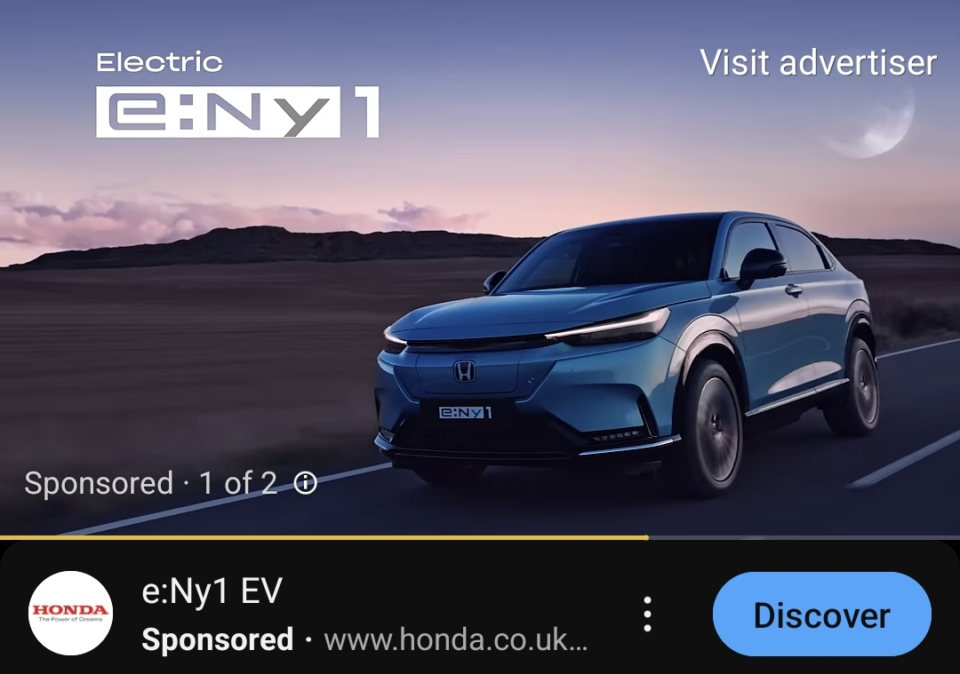 This electric Honda car e:Ny1