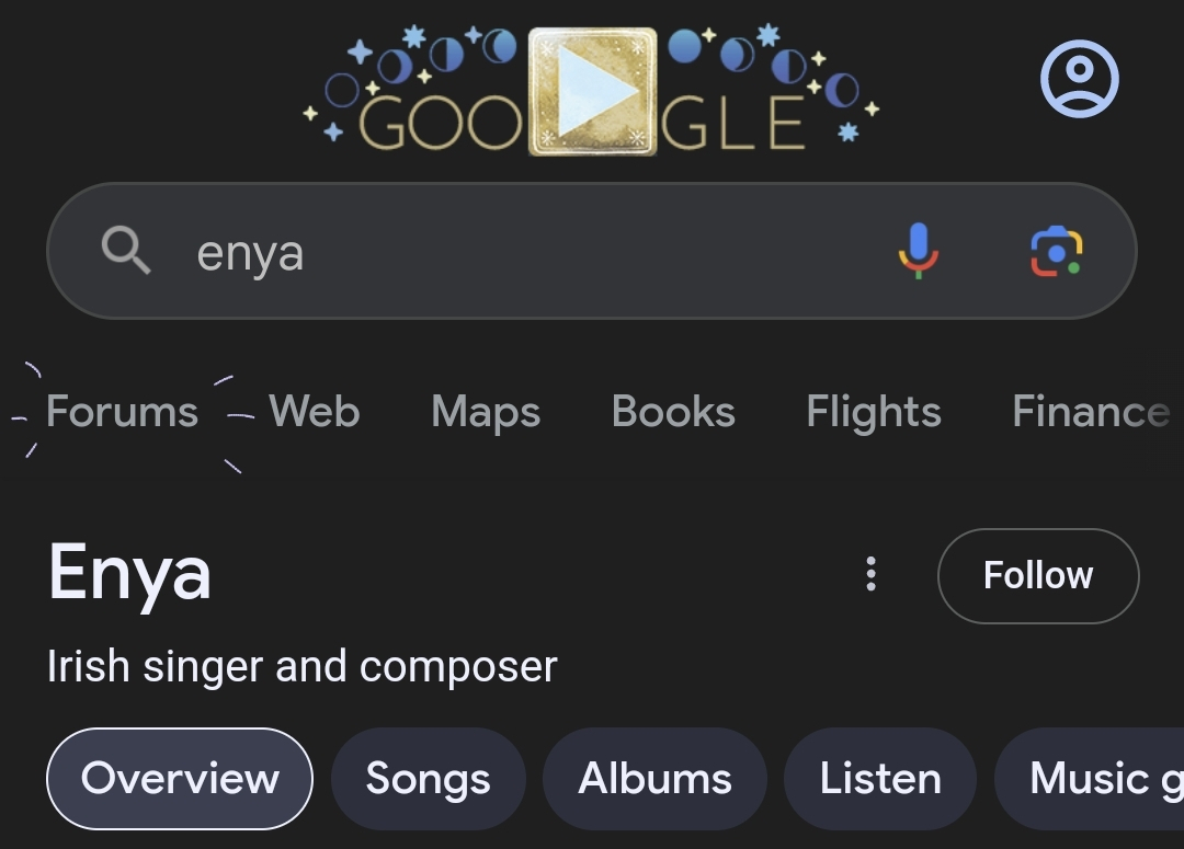 Enya (see Forums)