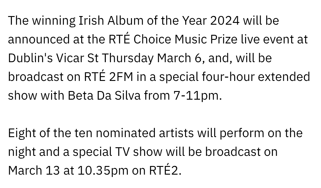 Hope Enya will be there to collect award,& maybe perform! 🤩🎶 