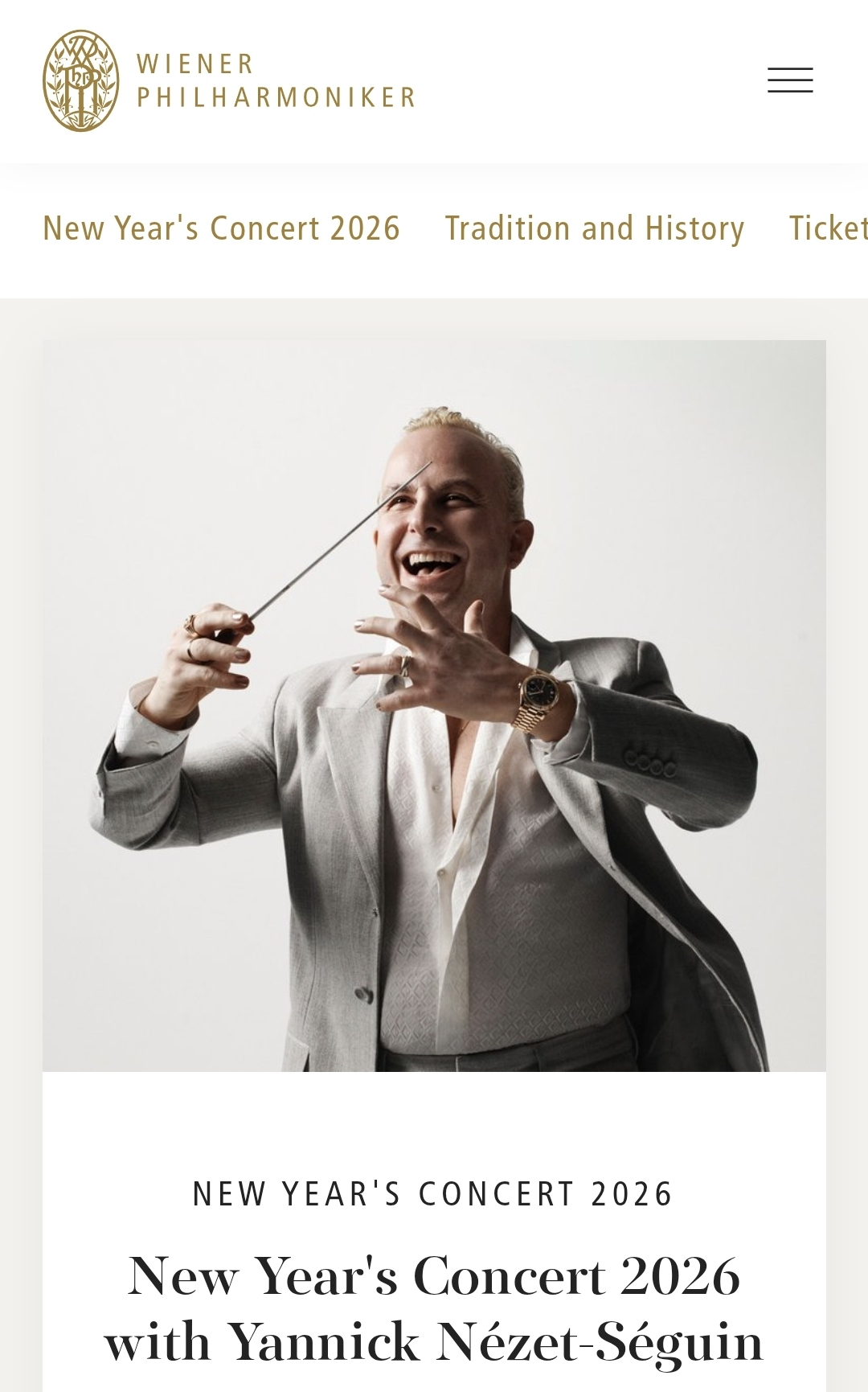 Most memorable conductor, and he conducted the audience's clapping :-D