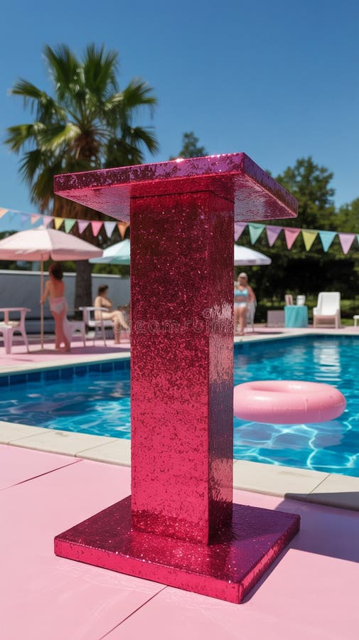 sparkling-pink-glitter-podium-stands-swimming-pool-sunny-summer-day-glamorous-sparkles-next-to...jpg