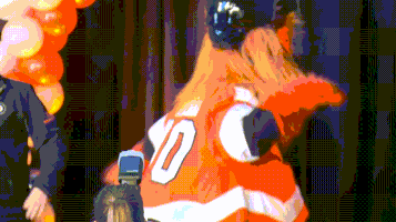 what did you say philadelphia flyers GIF