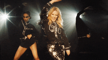 happy kylie minogue GIF