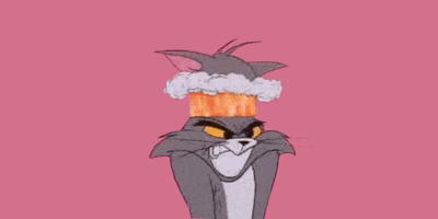 angry tom and jerry GIF