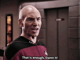 thats enough star trek GIF