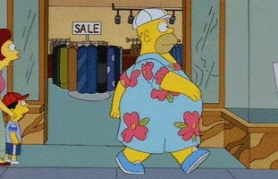 fat homer simpson GIF