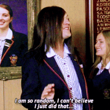 jamie-private-school-girl-i-am-so-random.gif
