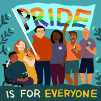 Gay Pride Love GIF by Hello All