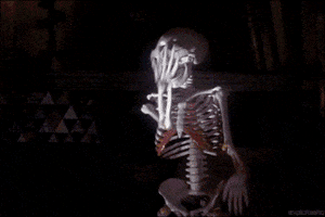 skeleton it's happening GIF