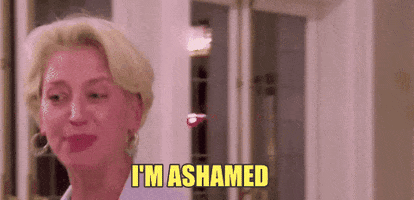 Embarrassed Season 8 GIF