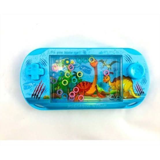 This may contain: an image of a blue toy with animals on it